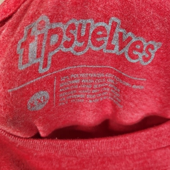 Tipsy Eleves "That's What She Said" Santa Claus Short Sleeve Tee Size XXL - Picture 3 of 5